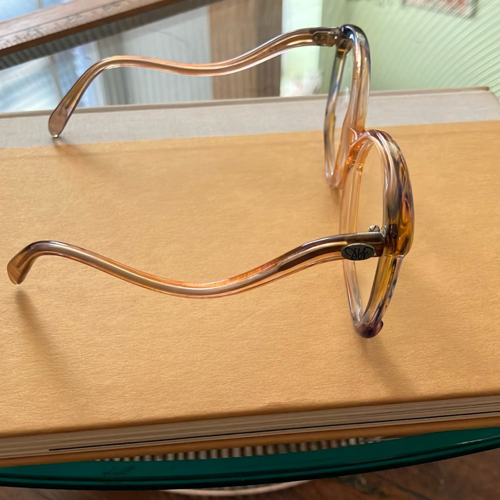Vintage 70s 80s DVF Gradient Brown Glasses eyeglasses frames - Picture 5 of 16